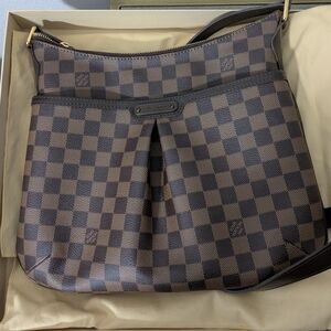 Louis Vuitton Bloomsbury Damier Ebene Crossbody Shoulder Bag